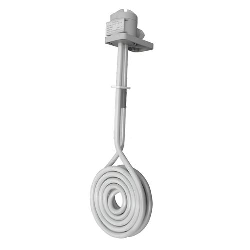 ТЭН фторопластовый, PTFE оболочка, модель HXF, 2000 Вт, 220 В, 430 мм, D 205 мм