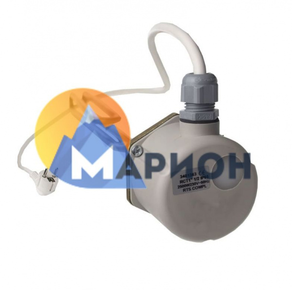 КОМПЛЕКТ ТЭН RCT 2500W, TW, G1 1/2", L 370мм, 230V 3401363