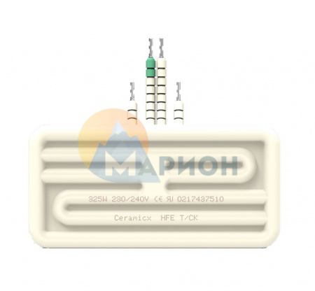 Керамический инфракрасный излучатель HFE 0.25 кВт/230 В; 122 × 60 мм; Провод 100 мм; с термопарой